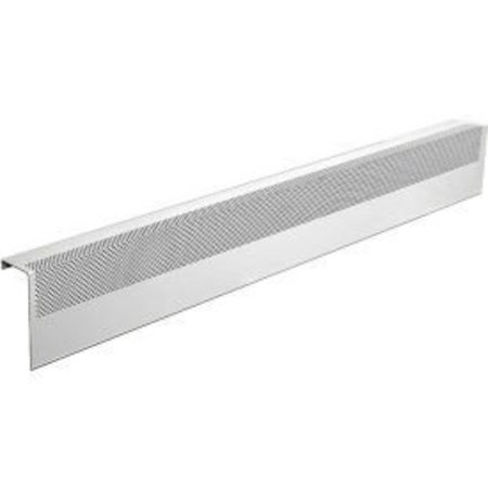 Buss General Partner Co Ltd Baseboarders® Basic Series 4 ft Steel Easy Slip-on Baseboard Heater Cover, White BC001-48-WHT